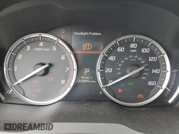 2016 Acura MDX with VIN 5FRYD4H25GB021635, listed as a Copart auction lot 62096325 with 112,099 mi miles and Clean title. Bid and sale history available at DreamBid. Image 9.