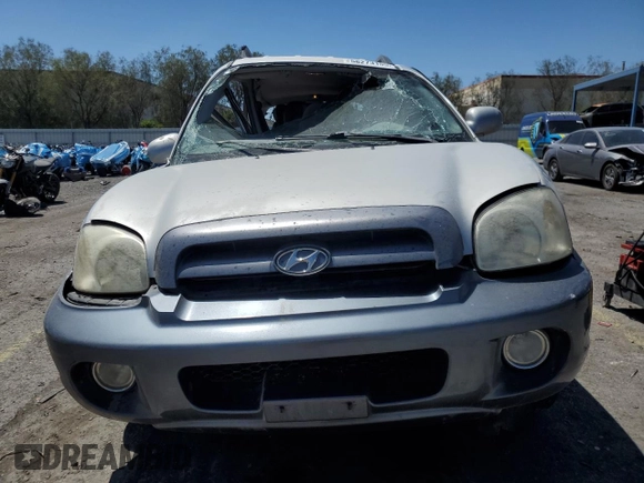 2005 Hyundai Santa Fe GLS z VIN KM8SC13D35U914839, wystawiony jako Copart lot #58273155 z przebiegiem 182 907 mil mil oraz Szkoda całkowita • Salvage title. Historia ofert i sprzedaży dostępna na DreamBid. Obrazek 5.
