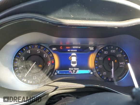 2015 Chrysler 200 S with VIN 1C3CCCBG9FN757009, listed as a Copart auction lot 46372635 with 82,536 mi miles and Salvage Title. Bid and sale history available at carsss.com. Image 9.