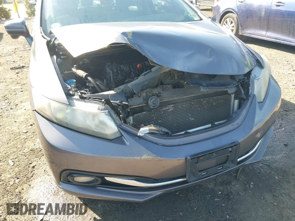 2014 Honda Civic EX-L with VIN 2HGFB2F92EH546440, listed as a IAAI auction lot 42116196 with 176,535 mi miles and . Bid and sale history available at DreamBid. Image 6.