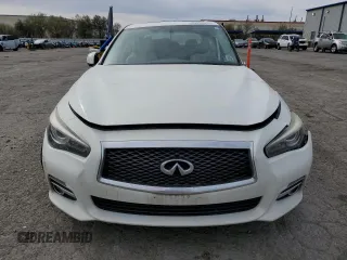 2015 Infiniti Q50 Premium z VIN JN1BV7AR5FM393921, wystawiony jako Copart lot #49456545 z przebiegiem 158 859 mil mil oraz Szkody całkowita. Historia ofert i sprzedaży dostępna na DreamBid. Obrazek 5.