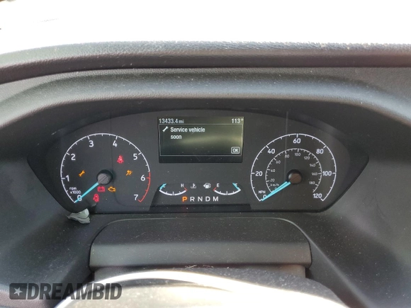2022 Ford Transit with VIN 1FDAX2XG6NKA19366, listed as a Copart auction lot 74936084 with 13,433 mi miles and Salvage Title. Bid and sale history available at DreamBid. Image 9.