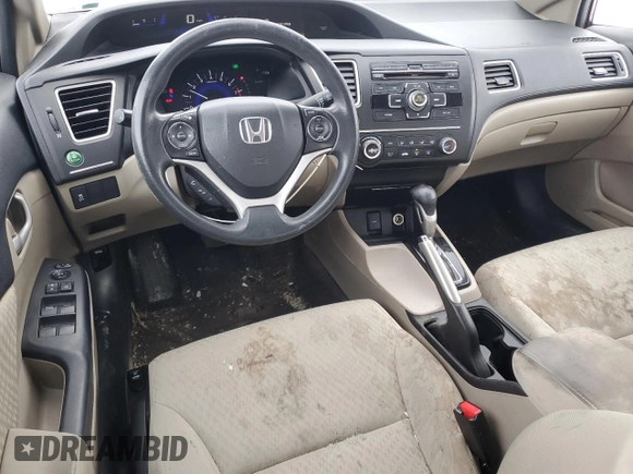2014 Honda Civic Sedan LX with VIN 19XFB2F56EE057966, listed as a Copart auction lot 87998545 with 127,879 mi miles and Salvage Title. Bid and sale history available at carsss.com. Image 8.