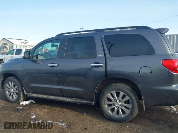 2016 Toyota Sequoia Limited with VIN 5TDJY5G1XGS127354, listed as a IAAI auction lot 41291303 with 106,327 mi miles. Bid and sale history available at carsss.com. Image 14.