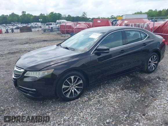 2016 Acura TLX Tech with VIN 19UUB1F58GA001343, listed as a IAAI auction lot 42136135 with 999,999 mi miles. Bid and sale history available at carsss.com. Image 2.