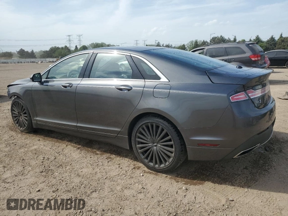 2017 Lincoln MKZ Reserve with VIN 3LN6L5F92HR658835, listed as a Copart auction lot 56491035 with 117,346 mi miles and Salvage title. Bid and sale history available at DreamBid. Image 2.