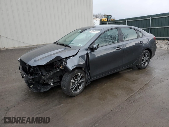 2023 Kia Forte LXS with VIN 3KPF24ADXPE574944, listed as a Copart auction lot 52871395 with 44,166 mi miles and Salvage Title. Bid and sale history available at carsss.com. Image 1.
