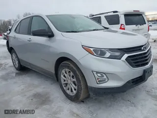 2021 Chevrolet Equinox LS with VIN 3GNAXHEV0MS105355, listed as a IAAI auction lot 41675132 with 52,939 mi miles. Bid and sale history available at carsss.com. Image 1.