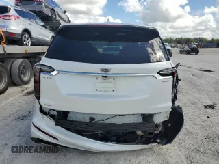 2022 Cadillac XT6 Sport with VIN 1GYKPGRS8NZ164305, listed as a Copart auction lot 80268754 with 17,232 mi miles and Salvage Title. Bid and sale history available at carsss.com. Image 6.