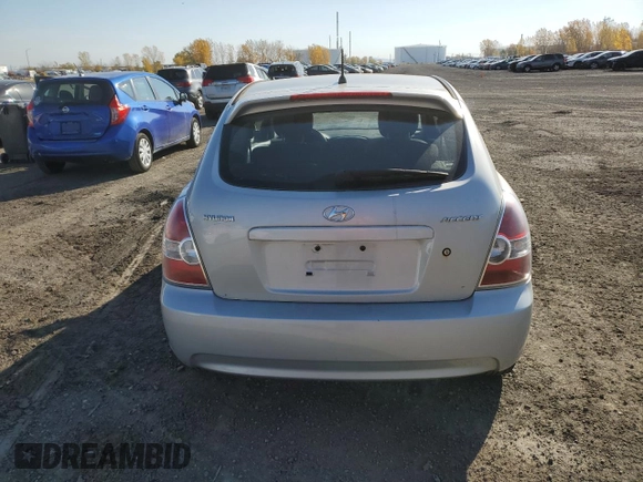 2009 Hyundai Accent Man L with VIN KMHCN35C69U143104, listed as a Copart auction lot 76607254 with 145,844 mi miles and Salvage Title. Bid and sale history available at carsss.com. Image 6.