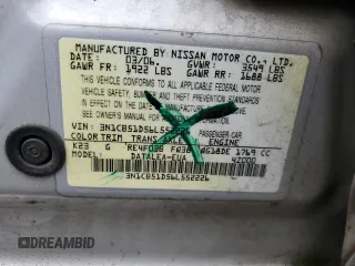 2006 Nissan Sentra S z VIN 3N1CB51D56L552226, wystawiony jako Copart lot #50410625 z przebiegiem 210 985 mil mil oraz Szkoda całkowita • Salvage title. Historia ofert i sprzedaży dostępna na DreamBid. Obrazek 13.