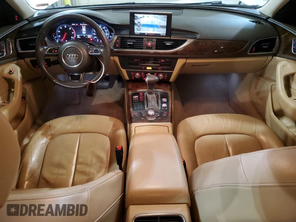 2013 Audi A6 2.0T Premium Plus with VIN WAUDFAFCXDN006742, listed as a Copart auction lot 85438854 with 119,601 mi miles and Salvage Title. Bid and sale history available at carsss.com. Image 8.