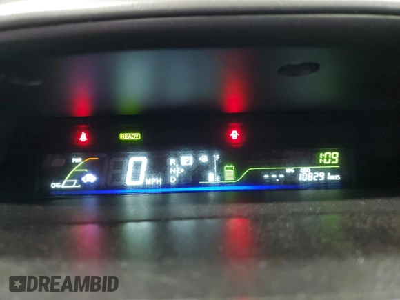 2012 Toyota Prius Two with VIN JTDZN3EU5C3108994, listed as a Copart auction lot 41697685 with 108,291 mi miles and Salvage Title. Bid and sale history available at DreamBid. Image 9.