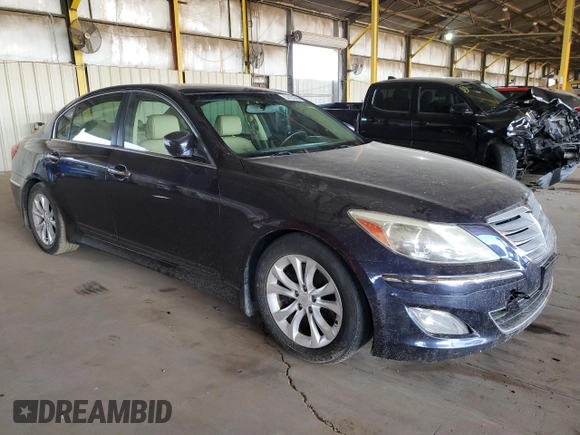 2013 Hyundai Genesis 3.8L with VIN KMHGC4DD1DU227184, listed as a Copart auction lot 55121395 with 159,597 mi miles and Clean Title. Bid and sale history available at carsss.com. Image 4.