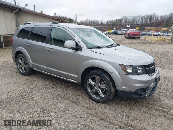 2017 Dodge Journey Crossroad Plus with VIN 3C4PDCGB5HT613256, listed as a IAAI auction lot 41509616 with 146,931 mi miles. Bid and sale history available at carsss.com. Image 1.