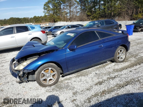 2001 Toyota Celica GT with VIN JTDDR32T510091333, listed as a Copart auction lot 42753935 with 248,045 mi miles and Salvage Title. Bid and sale history available at carsss.com. Image 1.
