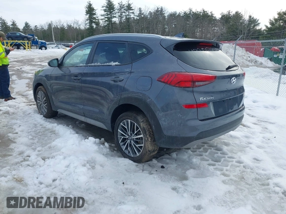 2019 Hyundai Tucson Ultimate with VIN KM8J3CAL1KU899836, listed as a IAAI auction lot 29776928 with 12,055 mi miles. Bid and sale history available at carsss.com. Image 3.