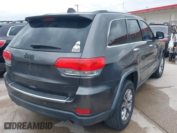 2014 Jeep Grand Cherokee Limited with VIN 1C4RJFBG4EC227165, listed as a IAAI auction lot 42135232 with 105,873 mi miles. Bid and sale history available at carsss.com. Image 4.