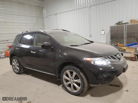 2014 Nissan Murano S with VIN JN8AZ1MW9EW507695, listed as a Copart auction lot 82385114 with 130,100 mi miles and Salvage Title. Bid and sale history available at carsss.com. Image 4.