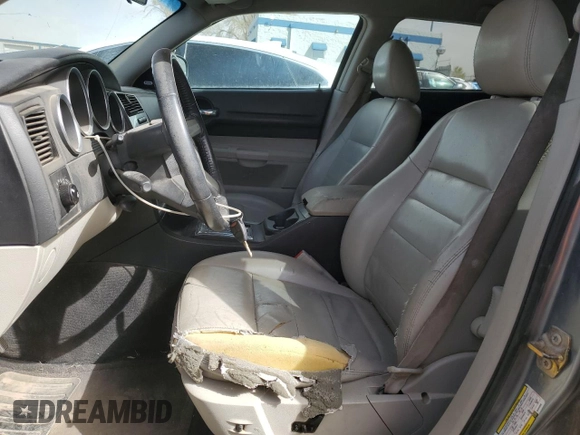 2006 Dodge Magnum SXT with VIN 2D8GZ47V46H344899, listed as a Copart auction lot 48494095 with 264,463 mi miles and Salvage Title. Bid and sale history available at DreamBid. Image 7.