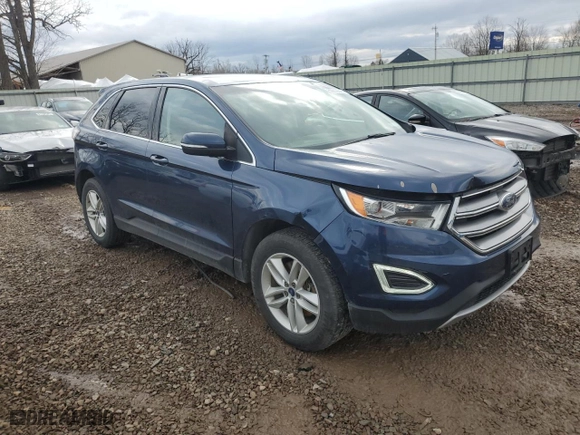 2017 Ford Edge SEL with VIN 2FMPK4J93HBB72705, listed as a Copart auction lot 50812645 with 133,043 mi miles and Salvage Title. Bid and sale history available at carsss.com. Image 4.