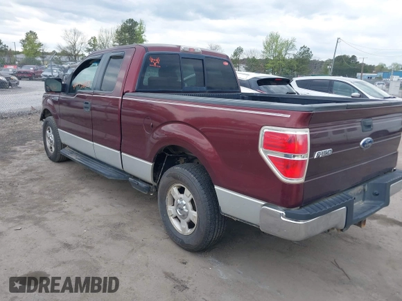 2009 Ford F-150 STX with VIN 1FTRX12879FA06318, listed as a IAAI auction lot 41975883 with 225,215 mi miles. Bid and sale history available at carsss.com. Image 3.