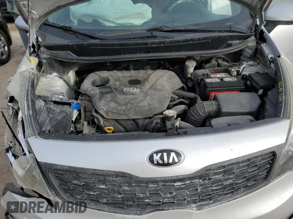 2015 Kia Rio LX with VIN KNADM4A37F6497234, listed as a Copart auction lot 45778255 with 118,002 mi miles and Salvage Title. Bid and sale history available at carsss.com. Image 13.
