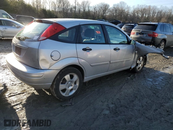 2007 Ford Focus S with VIN 1FAHP37N47W291407, listed as a Copart auction lot 44494405 with 161,355 mi miles and Salvage Title. Bid and sale history available at carsss.com. Image 3.