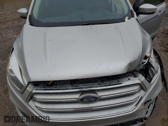 2017 Ford Escape Titanium with VIN 1FMCU9J9XHUD18954, listed as a Copart auction lot 46787245 with 222,986 mi miles and Clean Title. Bid and sale history available at carsss.com. Image 12.