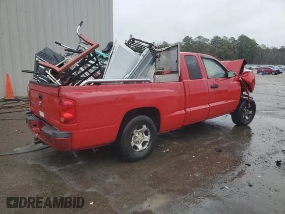 2005 Dodge Dakota ST with VIN 1D7HE22K85S260310, listed as a Copart auction lot 86215804 with Not Provided miles and Salvage Title. Bid and sale history available at DreamBid. Image 3.