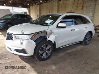 2017 Acura MDX with VIN 5FRYD4H39HB016948, listed as a IAAI auction lot 41886584 with 100,853 mi miles. Bid and sale history available at carsss.com. Image 2.