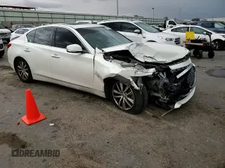 2015 Infiniti Q50 Premium with VIN JN1BV7AP6FM353667, listed as a Copart auction lot 62381025 with 119,482 mi miles and Salvage title. Bid and sale history available at DreamBid. Image 13.