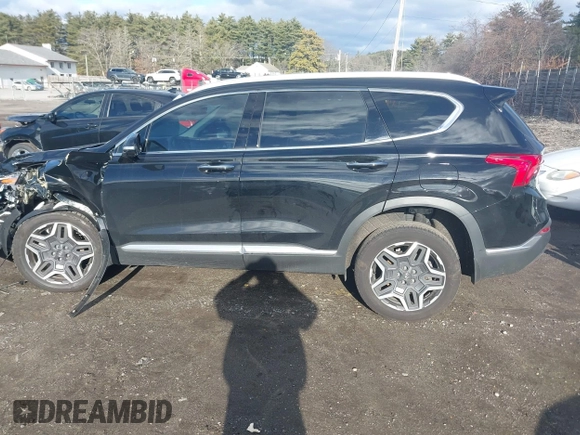 2023 Hyundai Santa Fe Hybrid Limited with VIN 5NMS5DA11PH023273, listed as a IAAI auction lot 41146668 with 19,283 mi miles. Bid and sale history available at carsss.com. Image 14.