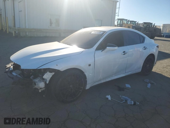2023 Lexus IS with VIN JTHAP1D28P5003371, listed as a Copart auction lot 41433395 with 30,262 mi miles and Salvage Title. Bid and sale history available at carsss.com. Image 1.