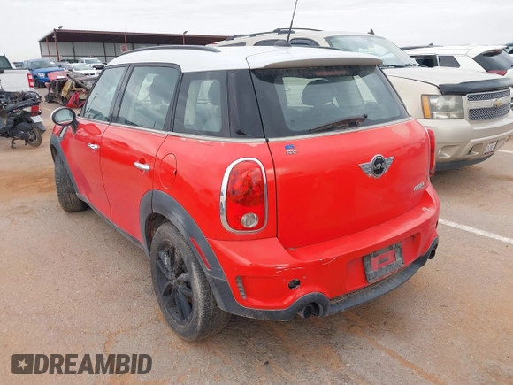 2012 MINI Countryman S with VIN WMWZC3C53CWL84863, listed as a IAAI auction lot 42593807 with Not provided miles and . Bid and sale history available at DreamBid. Image 3.