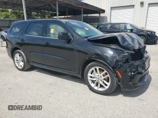 2022 Dodge Durango GT Plus with VIN 1C4RDHDG1NC131252, listed as a Copart auction lot 65723854 with 45,484 mi miles and Clean Title. Bid and sale history available at DreamBid. Image 4.