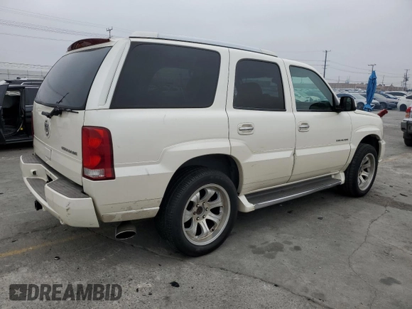 2002 Cadillac Escalade with VIN 1GYEK63N22R155121, listed as a Copart auction lot 59901375 with 159,412 mi miles and Salvage title. Bid and sale history available at DreamBid. Image 3.