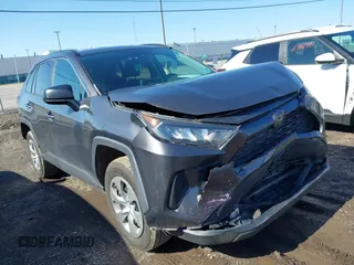 2019 Toyota RAV4 LE with VIN 2T3F1RFV1KW031478, listed as a IAAI auction lot 41822333 with 101,782 mi miles and . Bid and sale history available at DreamBid. Image 1.