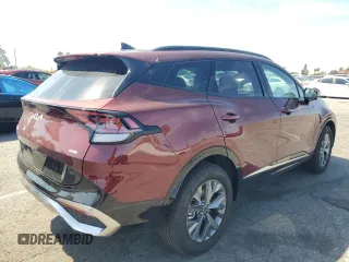 2025 Kia Sportage SX-Prestige with VIN KNDPXCDG3S7201016, listed as a Copart auction lot 49874455 with 1,377 mi miles and Salvage title. Bid and sale history available at DreamBid. Image 3.