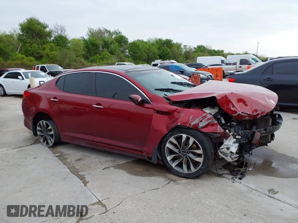 2015 Kia Optima SX Turbo with VIN 5XXGR4A62FG366404, listed as a IAAI auction lot 41928324 with 139,268 mi miles. Bid and sale history available at carsss.com. Image 13.