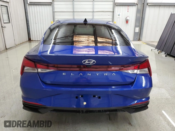 2021 Hyundai Elantra SEL with VIN KMHLS4AG7MU118809, listed as a Copart auction lot 51433245 with 50,696 mi miles and Clean Title. Bid and sale history available at carsss.com. Image 6.