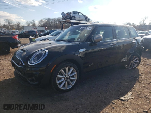 2024 MINI Clubman Cooper S with VIN WMWXJ1C03R2V23623, listed as a Copart auction lot 82334574 with 10,339 mi miles and Salvage Title. Bid and sale history available at carsss.com. Image 1.
