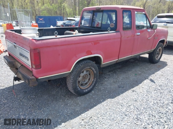 1986 Ford Ranger with VIN 1FTCR15T1GPA77845, listed as a IAAI auction lot 42033135 with 27,474 mi miles. Bid and sale history available at carsss.com. Image 4.