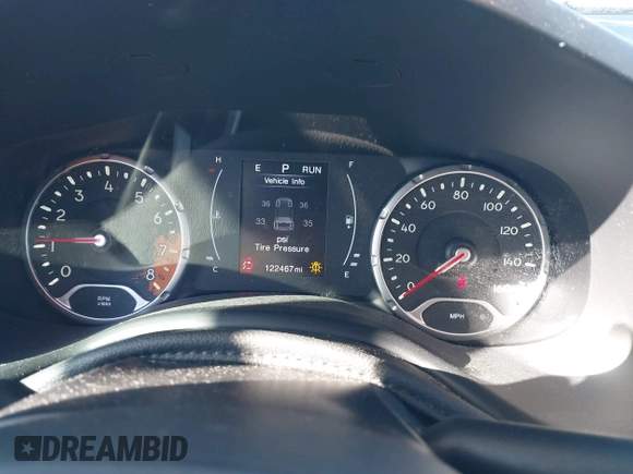 2017 Jeep Renegade Latitude with VIN ZACCJABB8HPF52446, listed as a IAAI auction lot 41406812 with 122,467 mi miles and . Bid and sale history available at DreamBid. Image 7.