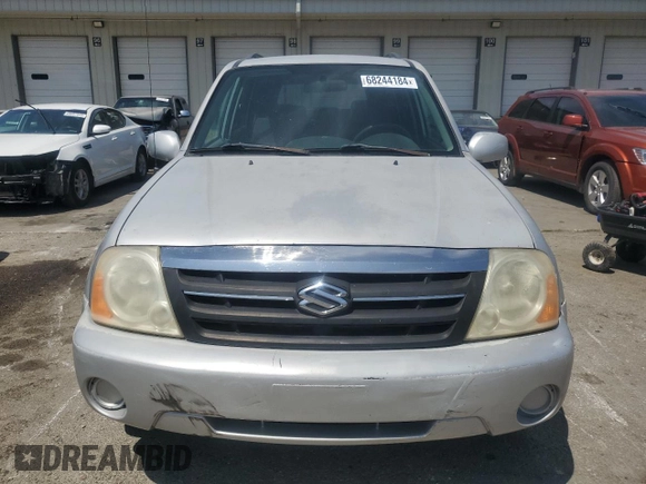 2004 Suzuki XL7 LX with VIN JS3TX92V644109794, listed as a Copart auction lot 68244184 with 107,769 mi miles and Salvage title. Bid and sale history available at DreamBid. Image 5.