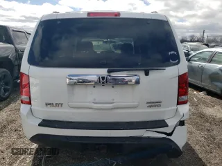2015 Honda Pilot SE with VIN 5FNYF4H37FB068331, listed as a Copart auction lot 46571805 with 59,706 mi miles and Clean Title. Bid and sale history available at carsss.com. Image 6.