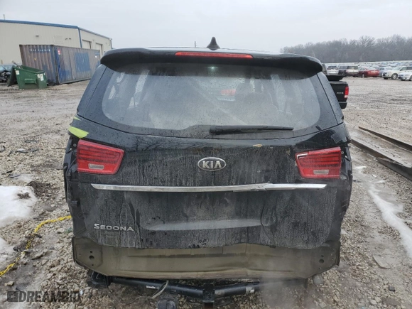 2019 Kia Sedona L with VIN KNDMA5C1XK6547860, listed as a Copart auction lot 85430344 with 67,604 mi miles and Salvage Title. Bid and sale history available at carsss.com. Image 6.