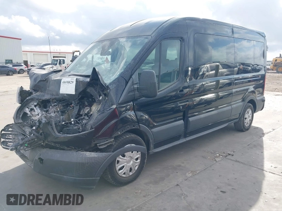 2018 Ford Transit Passenger XL z VIN 1FBAX2CM1JKA43167, wystawiony jako IAAI lot #41544413 z przebiegiem Nie podano mil oraz . Historia ofert i sprzedaży dostępna na DreamBid. Obrazek 2.