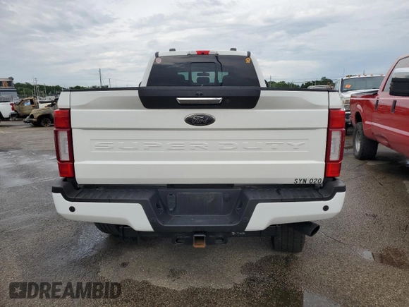 2022 Ford F-250 XL with VIN 1FT7W2BN5NEG23402, listed as a Copart auction lot 59352125 with 41,262 mi miles and Salvage title. Bid and sale history available at DreamBid. Image 6.