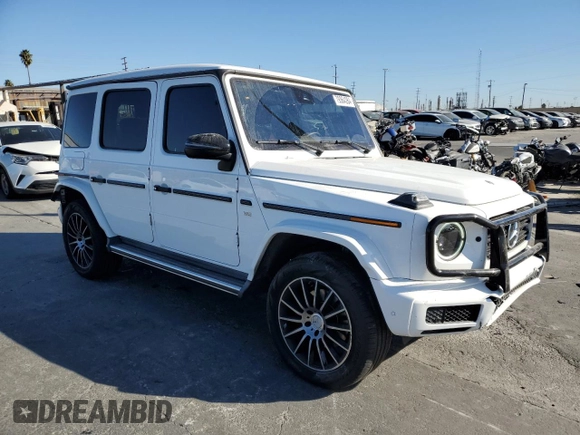 2022 Mercedes-Benz G 550 with VIN W1NYC6BJ8NX439604, listed as a Copart auction lot 79364284 with 42,145 mi miles and Salvage Title. Bid and sale history available at DreamBid. Image 4.
